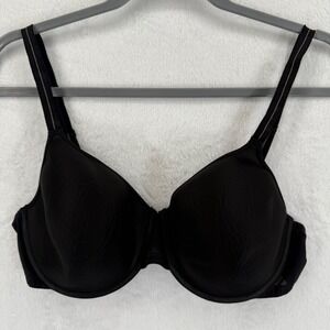 Chantelle Black Underwire Bra Size 34DD T Shirt Everyday‎ Comfort